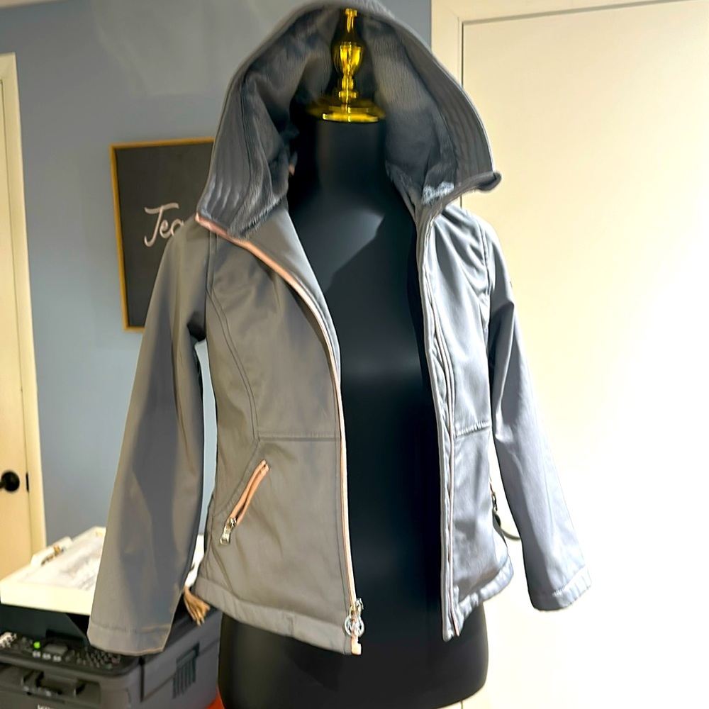 Girls Michael Kors fleece lined waterproof coat size 7/8
